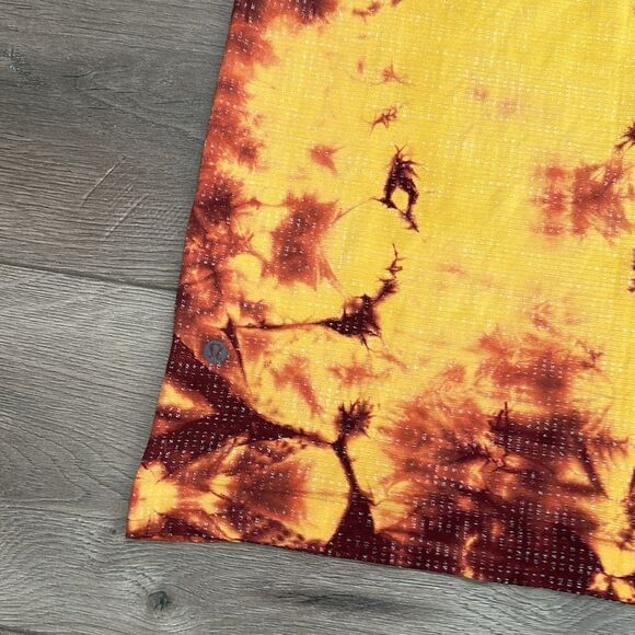 Lululemon Metal Vent Tech Half-Zip 2.0 Marble Dye Soliel Yellow Size Medium - Picture 7 of 12